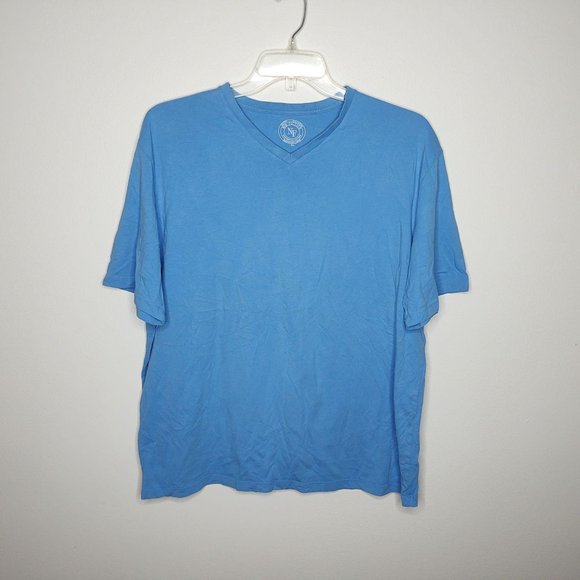 Non Fiction Men's Sky Blue V-Neck SS Tee XL - Picture 7 of 8